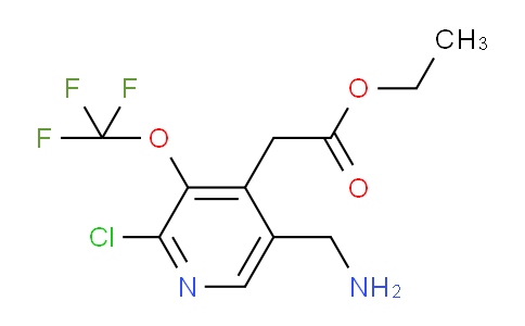 AM20685 | 1804797-02-1 | Ethyl 5-(aminomethyl)-2-chloro-3-(trifluoromethoxy)pyridine-4-acetate