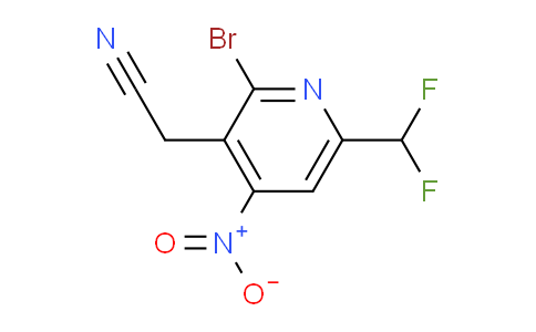 AM206853 | 1804672-32-9 | 2-Bromo-6-(difluoromethyl)-4-nitropyridine-3-acetonitrile