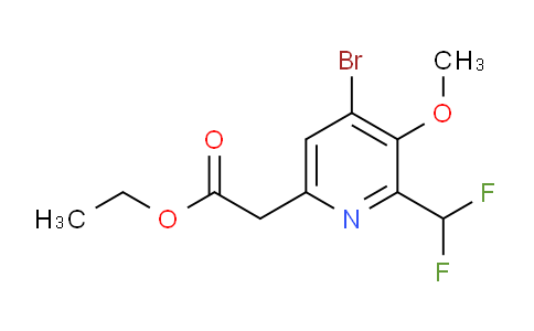AM206854 | 1806872-10-5 | Ethyl 4-bromo-2-(difluoromethyl)-3-methoxypyridine-6-acetate