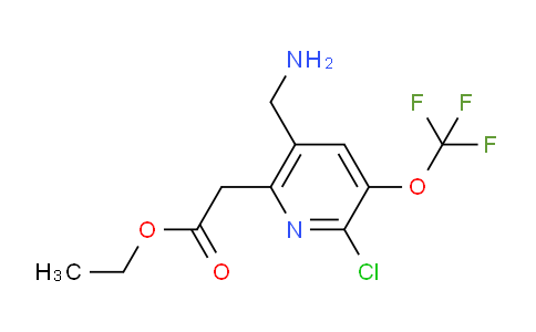 AM20686 | 1804320-68-0 | Ethyl 5-(aminomethyl)-2-chloro-3-(trifluoromethoxy)pyridine-6-acetate