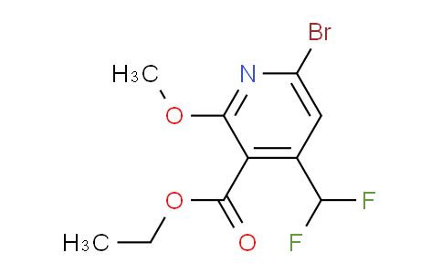 AM206865 | 1805423-43-1 | Ethyl 6-bromo-4-(difluoromethyl)-2-methoxypyridine-3-carboxylate
