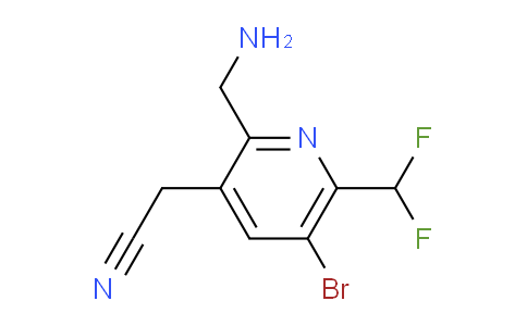 AM206871 | 1806972-09-7 | 2-(Aminomethyl)-5-bromo-6-(difluoromethyl)pyridine-3-acetonitrile