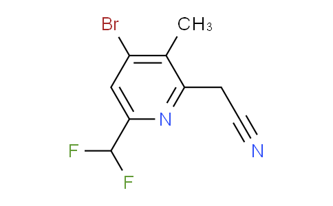 AM206872 | 1804851-28-2 | 4-Bromo-6-(difluoromethyl)-3-methylpyridine-2-acetonitrile