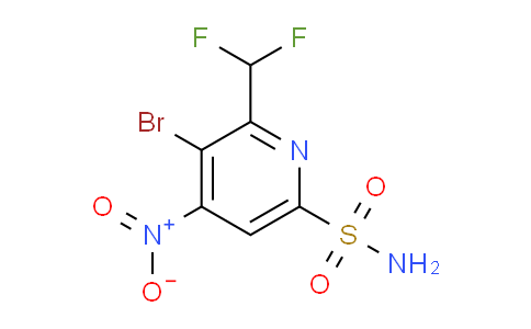 AM206881 | 1805447-87-3 | 3-Bromo-2-(difluoromethyl)-4-nitropyridine-6-sulfonamide