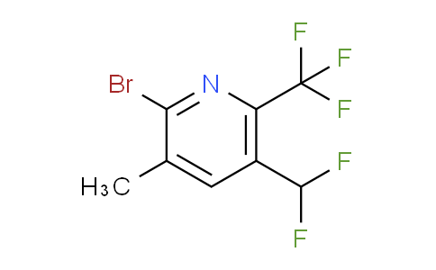 AM206883 | 1806861-53-9 | 2-Bromo-5-(difluoromethyl)-3-methyl-6-(trifluoromethyl)pyridine