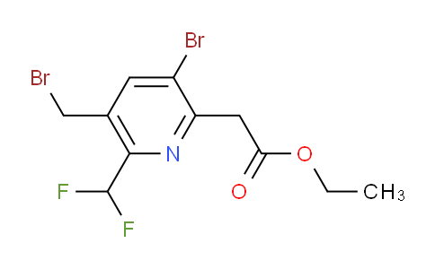 AM206890 | 1805340-72-0 | Ethyl 3-bromo-5-(bromomethyl)-6-(difluoromethyl)pyridine-2-acetate