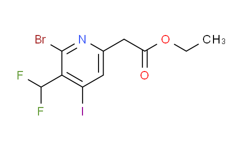 AM206891 | 1804463-51-1 | Ethyl 2-bromo-3-(difluoromethyl)-4-iodopyridine-6-acetate