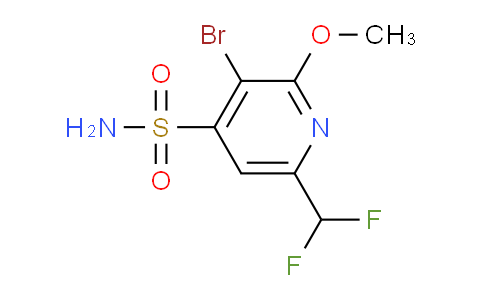 AM206895 | 1805168-90-4 | 3-Bromo-6-(difluoromethyl)-2-methoxypyridine-4-sulfonamide