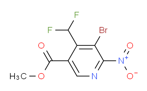 AM206899 | 1805447-11-3 | Methyl 3-bromo-4-(difluoromethyl)-2-nitropyridine-5-carboxylate