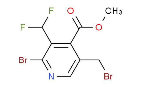 AM206904 | 1805392-13-5 | Methyl 2-bromo-5-(bromomethyl)-3-(difluoromethyl)pyridine-4-carboxylate