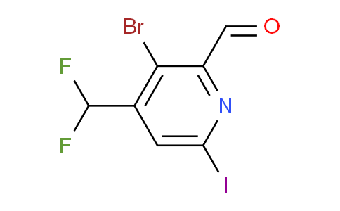 AM206906 | 1805924-02-0 | 3-Bromo-4-(difluoromethyl)-6-iodopyridine-2-carboxaldehyde