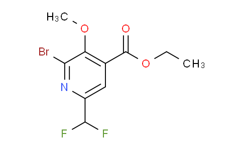 AM206910 | 1805423-51-1 | Ethyl 2-bromo-6-(difluoromethyl)-3-methoxypyridine-4-carboxylate