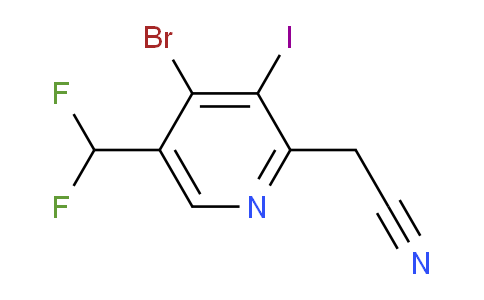 AM206917 | 1805169-12-3 | 4-Bromo-5-(difluoromethyl)-3-iodopyridine-2-acetonitrile