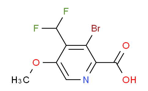 3-Bromo-4-(difluoromethyl)-5-methoxypyridine-2-carboxylic acid