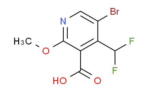 5-Bromo-4-(difluoromethyl)-2-methoxypyridine-3-carboxylic acid