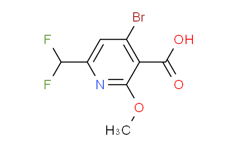 4-Bromo-6-(difluoromethyl)-2-methoxypyridine-3-carboxylic acid