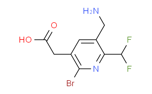 AM206927 | 1806970-92-2 | 3-(Aminomethyl)-6-bromo-2-(difluoromethyl)pyridine-5-acetic acid