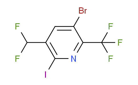 AM206929 | 1807010-31-6 | 3-Bromo-5-(difluoromethyl)-6-iodo-2-(trifluoromethyl)pyridine