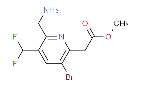 AM206930 | 1805447-20-4 | Methyl 2-(aminomethyl)-5-bromo-3-(difluoromethyl)pyridine-6-acetate