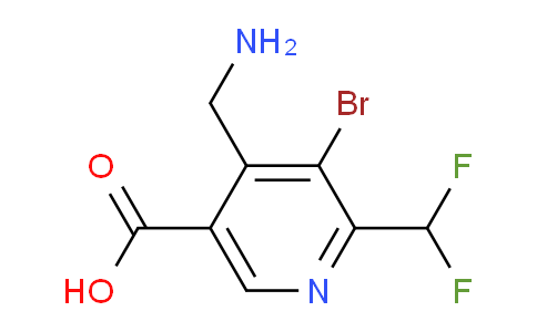 AM206936 | 1805343-65-0 | 4-(Aminomethyl)-3-bromo-2-(difluoromethyl)pyridine-5-carboxylic acid