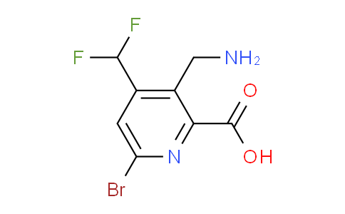 AM206938 | 1806857-19-1 | 3-(Aminomethyl)-6-bromo-4-(difluoromethyl)pyridine-2-carboxylic acid