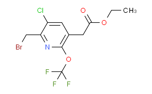 AM20694 | 1804320-65-7 | Ethyl 2-(bromomethyl)-3-chloro-6-(trifluoromethoxy)pyridine-5-acetate