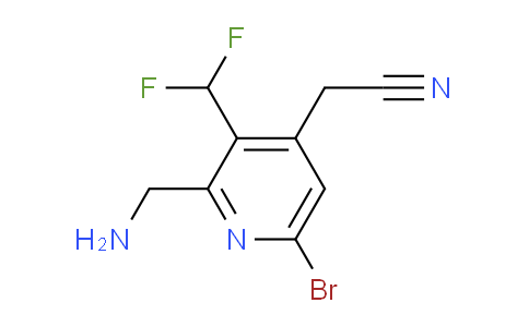 AM206945 | 1804433-84-8 | 2-(Aminomethyl)-6-bromo-3-(difluoromethyl)pyridine-4-acetonitrile