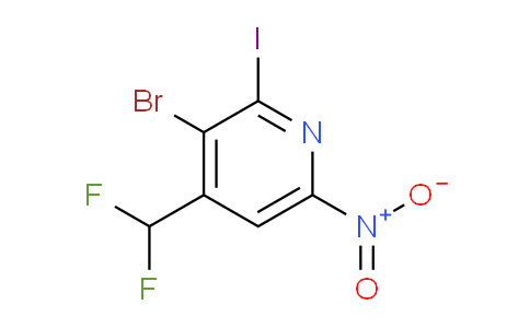 AM206947 | 1805240-30-5 | 3-Bromo-4-(difluoromethyl)-2-iodo-6-nitropyridine