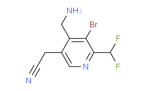 AM206948 | 1806923-49-8 | 4-(Aminomethyl)-3-bromo-2-(difluoromethyl)pyridine-5-acetonitrile