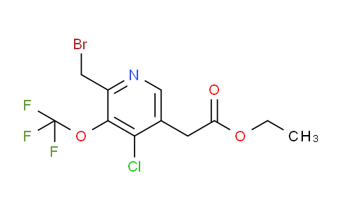 AM20695 | 1804703-98-7 | Ethyl 2-(bromomethyl)-4-chloro-3-(trifluoromethoxy)pyridine-5-acetate