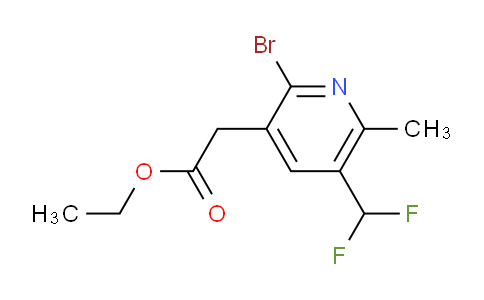 AM206952 | 1805937-89-6 | Ethyl 2-bromo-5-(difluoromethyl)-6-methylpyridine-3-acetate