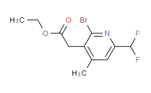 AM206953 | 1806995-09-4 | Ethyl 2-bromo-6-(difluoromethyl)-4-methylpyridine-3-acetate