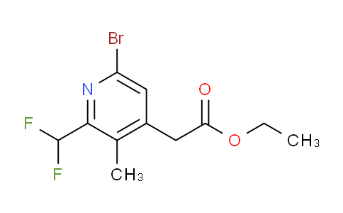 AM206955 | 1805355-66-1 | Ethyl 6-bromo-2-(difluoromethyl)-3-methylpyridine-4-acetate