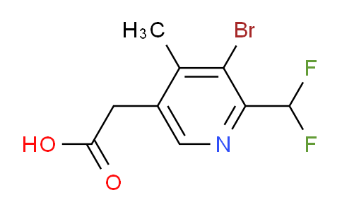 AM206957 | 1805436-98-9 | 3-Bromo-2-(difluoromethyl)-4-methylpyridine-5-acetic acid