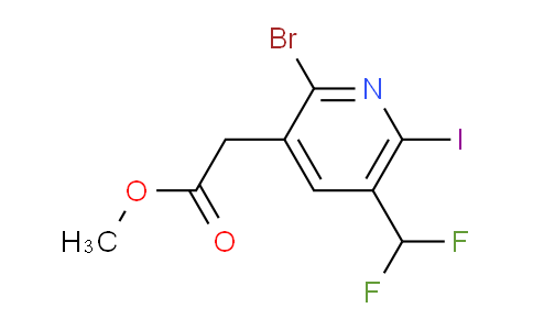 AM206958 | 1806873-43-7 | Methyl 2-bromo-5-(difluoromethyl)-6-iodopyridine-3-acetate