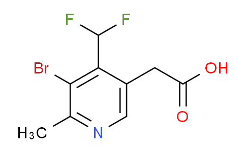 AM206959 | 1805242-09-4 | 3-Bromo-4-(difluoromethyl)-2-methylpyridine-5-acetic acid