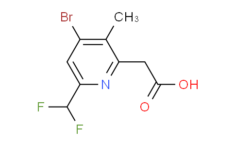 AM206962 | 1806867-44-6 | 4-Bromo-6-(difluoromethyl)-3-methylpyridine-2-acetic acid