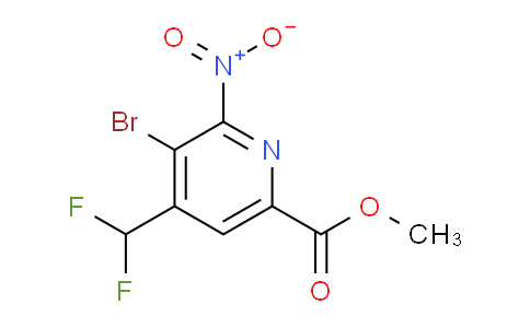 AM206976 | 1806859-30-2 | Methyl 3-bromo-4-(difluoromethyl)-2-nitropyridine-6-carboxylate