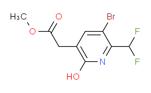 Methyl 3-bromo-2-(difluoromethyl)-6-hydroxypyridine-5-acetate