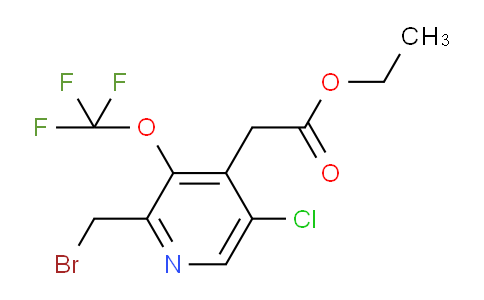 AM20700 | 1806228-27-2 | Ethyl 2-(bromomethyl)-5-chloro-3-(trifluoromethoxy)pyridine-4-acetate