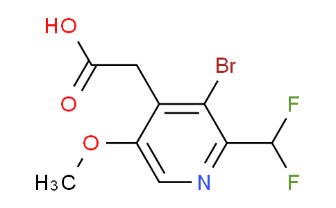 AM207004 | 1806912-15-1 | 3-Bromo-2-(difluoromethyl)-5-methoxypyridine-4-acetic acid