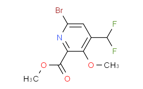 AM207006 | 1806909-40-9 | Methyl 6-bromo-4-(difluoromethyl)-3-methoxypyridine-2-carboxylate