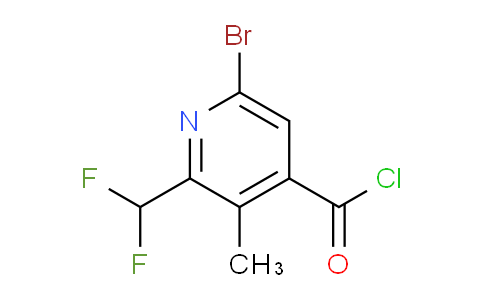 AM207007 | 1806866-11-4 | 6-Bromo-2-(difluoromethyl)-3-methylpyridine-4-carbonyl chloride