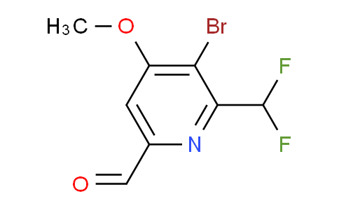 AM207009 | 1804857-11-1 | 3-Bromo-2-(difluoromethyl)-4-methoxypyridine-6-carboxaldehyde