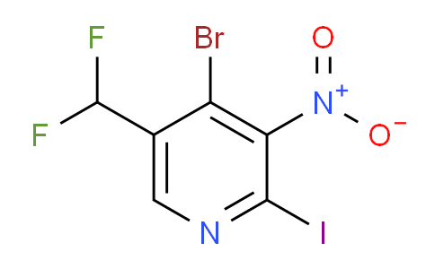 AM207012 | 1805166-31-7 | 4-Bromo-5-(difluoromethyl)-2-iodo-3-nitropyridine
