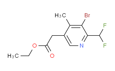AM207016 | 1805437-39-1 | Ethyl 3-bromo-2-(difluoromethyl)-4-methylpyridine-5-acetate
