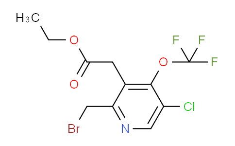 AM20702 | 1806149-79-0 | Ethyl 2-(bromomethyl)-5-chloro-4-(trifluoromethoxy)pyridine-3-acetate