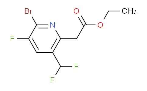 AM207029 | 1805364-73-1 | Ethyl 2-bromo-5-(difluoromethyl)-3-fluoropyridine-6-acetate