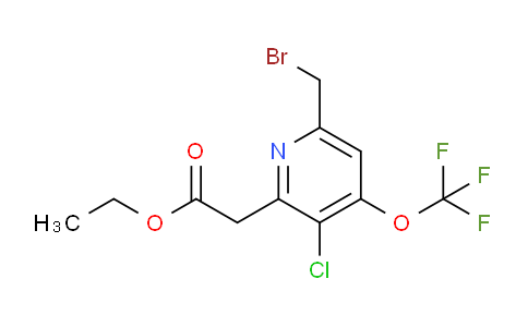 AM20703 | 1806242-07-8 | Ethyl 6-(bromomethyl)-3-chloro-4-(trifluoromethoxy)pyridine-2-acetate