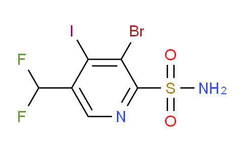 AM207033 | 1805414-16-7 | 3-Bromo-5-(difluoromethyl)-4-iodopyridine-2-sulfonamide